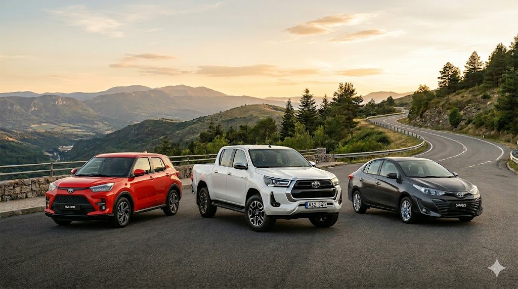 Sorteo 1 Toyota Raize, 1 Toyota Hilux y 1 Toyota Yaris